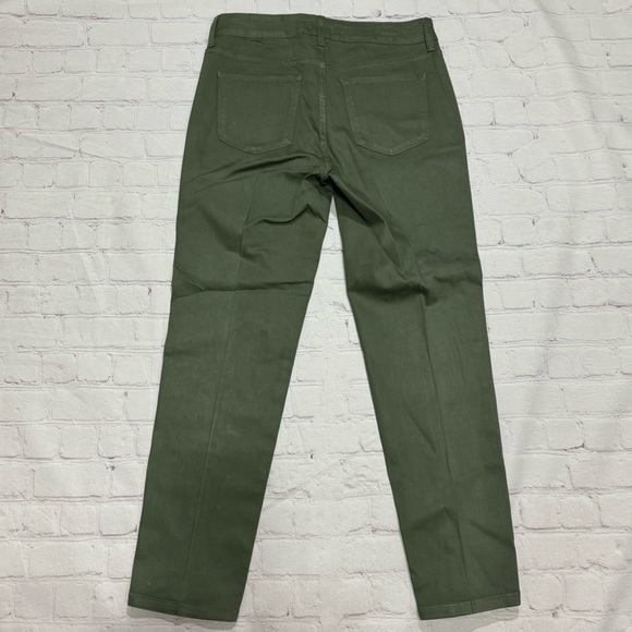 NYDJ NOT YOUR DAUGHTER’S JEANS army green women’s ankle length pants EUC size 8 - Picture 11 of 14